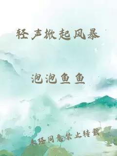 轻声掀起风暴