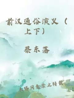 前汉通俗演义（上下）