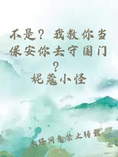 不是？我教你当保安你去守国门？