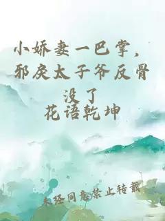 小娇妻一巴掌，邪戾太子爷反骨没了