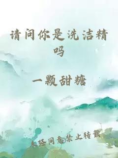 请问你是洗洁精吗