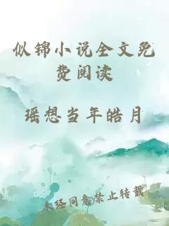 似锦小说全文免费阅读