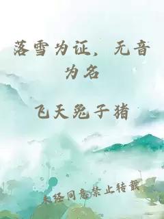 落雪为证，无音为名